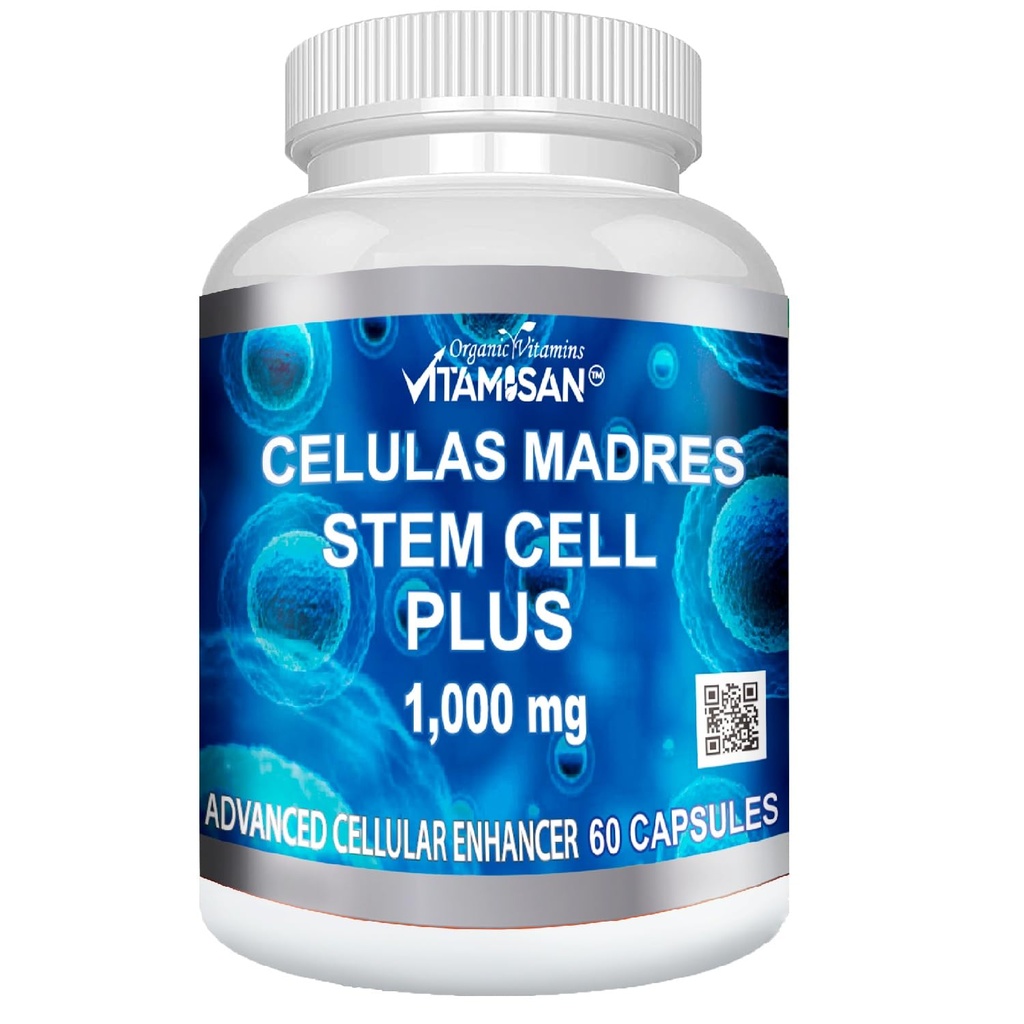 Celulas Madres 60 Kapseln Vitamisan 1000 mg Aphanizomenon Flos-aquae Blue Green Algae AFA Stem Natural Cell