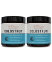 Live Conscious Colostrum Powder - Gras Fed Bovine Colostrum Supplement mit Lactoferrin für Eisenabsorption - Immunsystem Supplement (2-Pack)