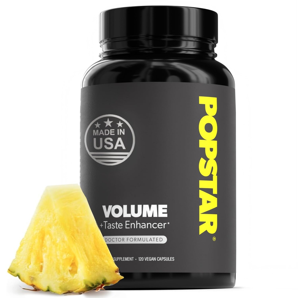 POPSTAR Labs Semen Volume Booster - Men's Semen Health & Fertility Supplement - Doctor Formuliert, um die Belastung Volumen zu erhöhen - Made in USA - Non-GMO, Organic, Vegan - 120 Kapseln (1 Monat Versorgung)
