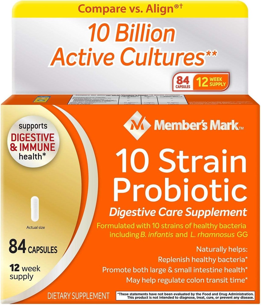 Mitglieder Mark 10 Strain Probiotic (84 ct.)