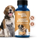 Scoot Stopper für Hunde & Katzen – Natürliche Anal Gland & Digestive Unterstützung Ergänzung für Scooting, Hocker Konsistenz, Verstopfung, Innenunfälle & Difficult Pooping – 400 Odorless Pillen