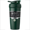 BlenderBottle Sport Insulated Stainless Steel Shaker Bottle mit Wire Whisk, 24-Ounce, Forest – Protein Shakes & Hydration für Athleten & Fitness Enthusiasten, Easy Mixing, hält Getränke kalt, Lockable Lid