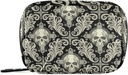 Pille Fall Reisen Vintage Pillen Cases Tasche Medizin Vitamin Container Pille Box Organizer Supplement Halter (Skull Damask)