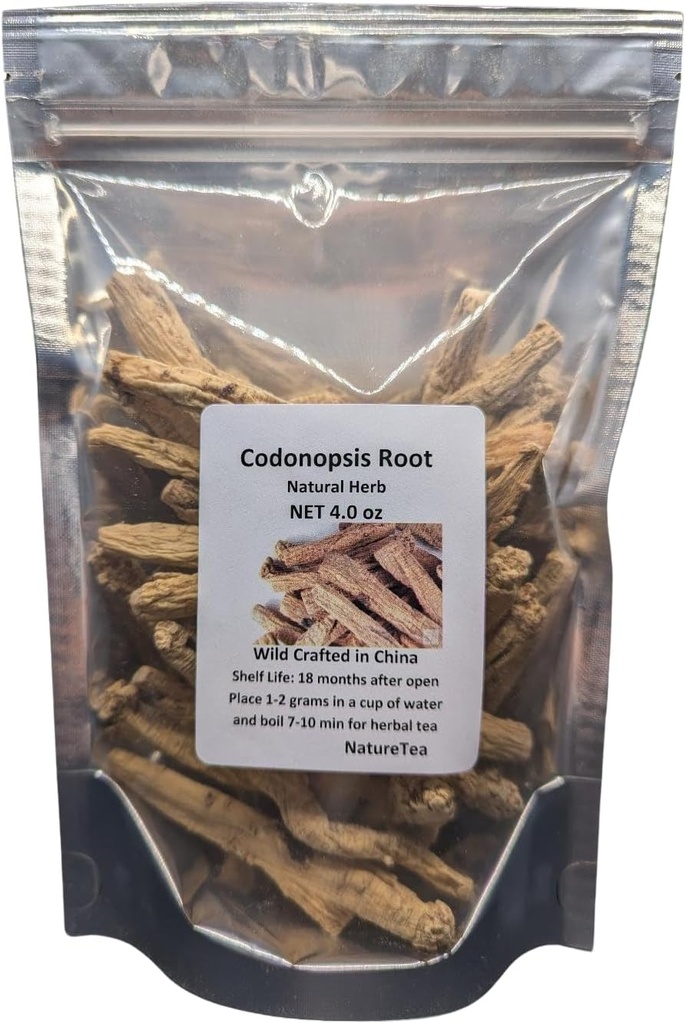 Codonopsis Root - Dang Shen Getrocknet Radix Codonopsis 100% aus Natur (2 oz)