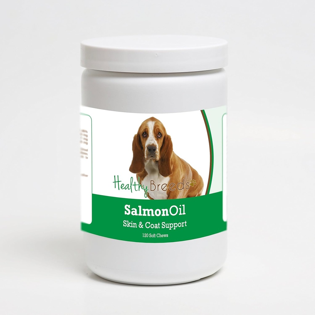 Gesunde Rassen Basset Hound Lachs Öl Weiche Käse 120 Zähler