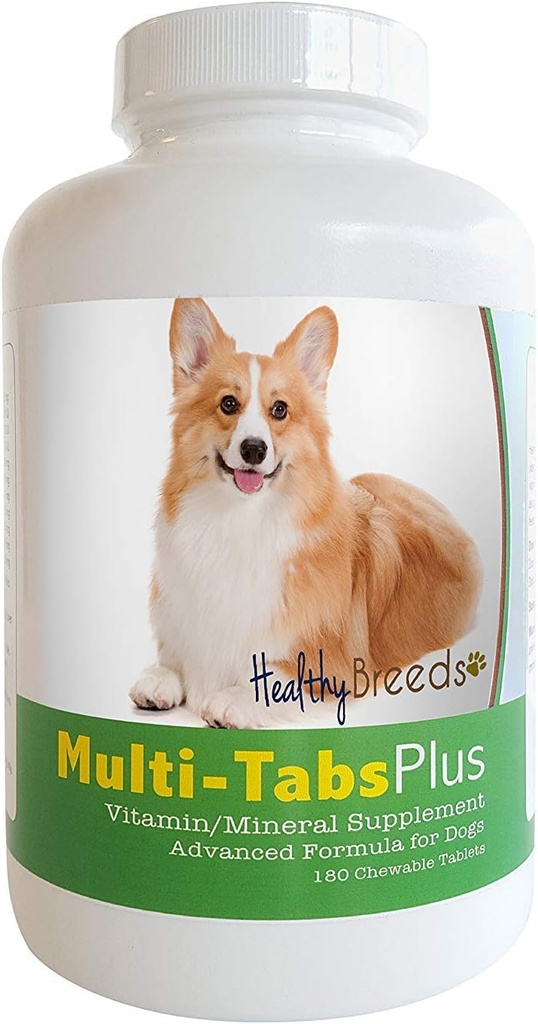 Gesunde Rassen Pembroke Welsh Corgi Multi-Tabs Plus Kautabletten 180 Count