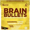 80mg Koffein & 160mg L-Theanin Focus Enhancing Energy Chews (40 Servings) – Neuroscience Backed Nootropic Stack, Mental Acuity & Cognitive Support | Caramel Frappe Flavor Brain Bullet