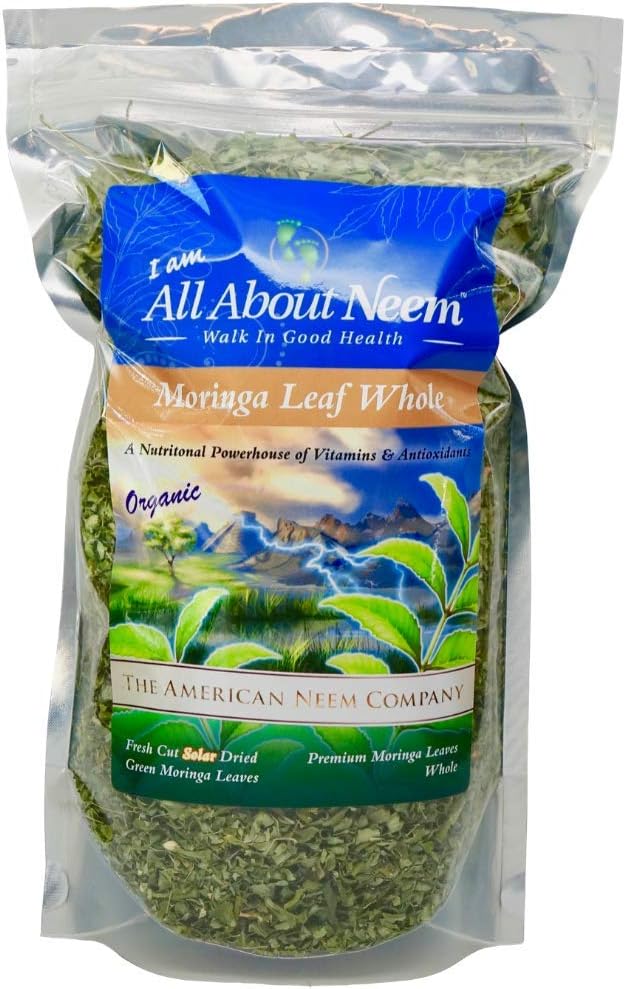 Moringa Oliefera Blätter, Ganze Loose (4 oz) Frische Hand Harvested, Boost Immunsystem.