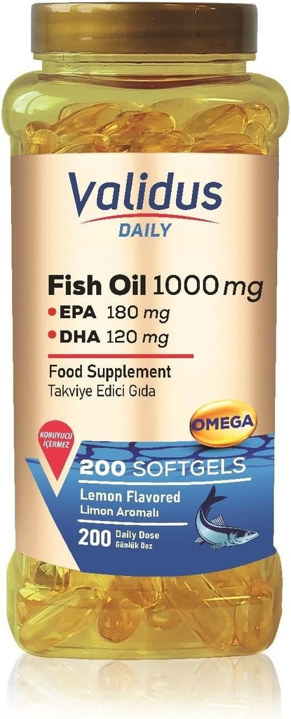 Täglich Omega-3 1000 mg 200 Softgel