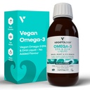 Vegan Omega 3 Liquid, von Microalgae, 800mg von EPA DHA, mit Vitamin D3, unterstützt Herz, Gehirn und Augengesundheit, natürliche Fischöl Alternative, UK Made, Unflavoured