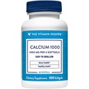 Der Vitamin Shoppe Kalzium 1000MG, leicht zu schlucken Softgels, unterstützt Knochen & Zähne mit 400IU Vitamin D (100 Softgels)