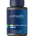ProHealth Alpha Lipoic Acid High Potency 1000mg fördert Stoffwechsel, jünger aussehende Haut und Cellular Energy. Bekämpft Fatigue und Gehirn Fog. Schützt Herz, Gehirn und Leber Gesundheit. 30 Servietten.