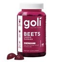 Goli Nahrungsergänzungsmittel, Beets Cardio Gummy - 60 Count - 100mg CoQ10 &amp; Beet Root Extract - Glutenfrei, Vegan, Non-GMO und Gelatin-frei.