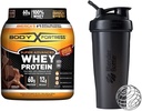Body Fortress Super Advanced Whey Protein Powder, Schokolade (1.78 lbs) und BlenderBottle Classic Shaker Bottle (28 oz), Schwarz