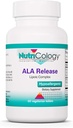 Nutricology ALA Release - Alpha-Lipoic Acid Complex, R-Alpha-Lipoic, Biotin, Calcium, Nahrungsergänzungsmittel, Vegetarische Tabletten - 60 Count