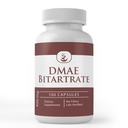 Pure Original Zutaten DMAE Bitartrate, (100 Kapseln) Immer rein, keine Additive oder Füllstoffe, Lab Verifiziert