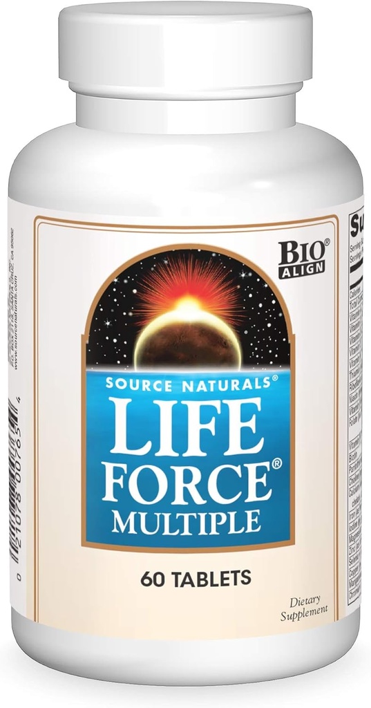 Quelle Naturals Life Force Multiple Daily Multivitamin High Potency Essential Vitamins, Mineralien, Antioxidantien & Nährstoffe - Energie & Immun-Boost - 60 Tabletten