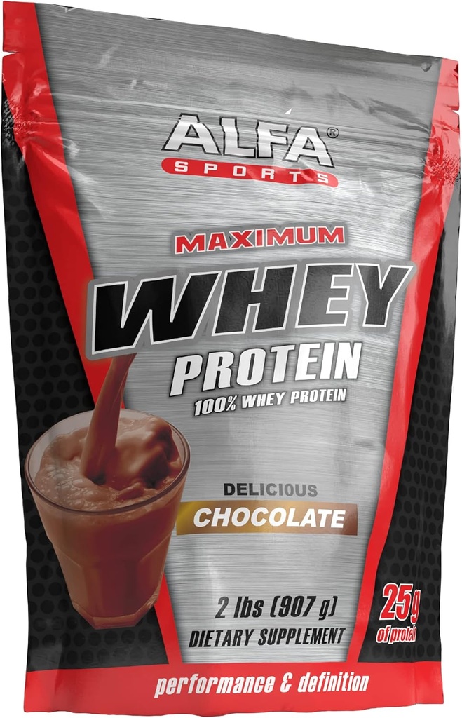 Maximun Whey Chocolate Flavor 2 Lbs 50 G Protein