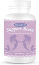 M.U Magic Brain Formel Mermaid USA unterstützen Gehirngedächtnis Fokus Clarity Energy and Sleep -Green and Natural Non-GMO 90Capsules