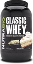 NutraBio Classic Whey Protein Powder- 25G Protein Per Scoop - Full-Spectrum Amino Säureprofil - Keine Füllstoffe, Künstliche Farben, Konservierungsstoffe - (Banana Cream Pie, 2 Pfund)