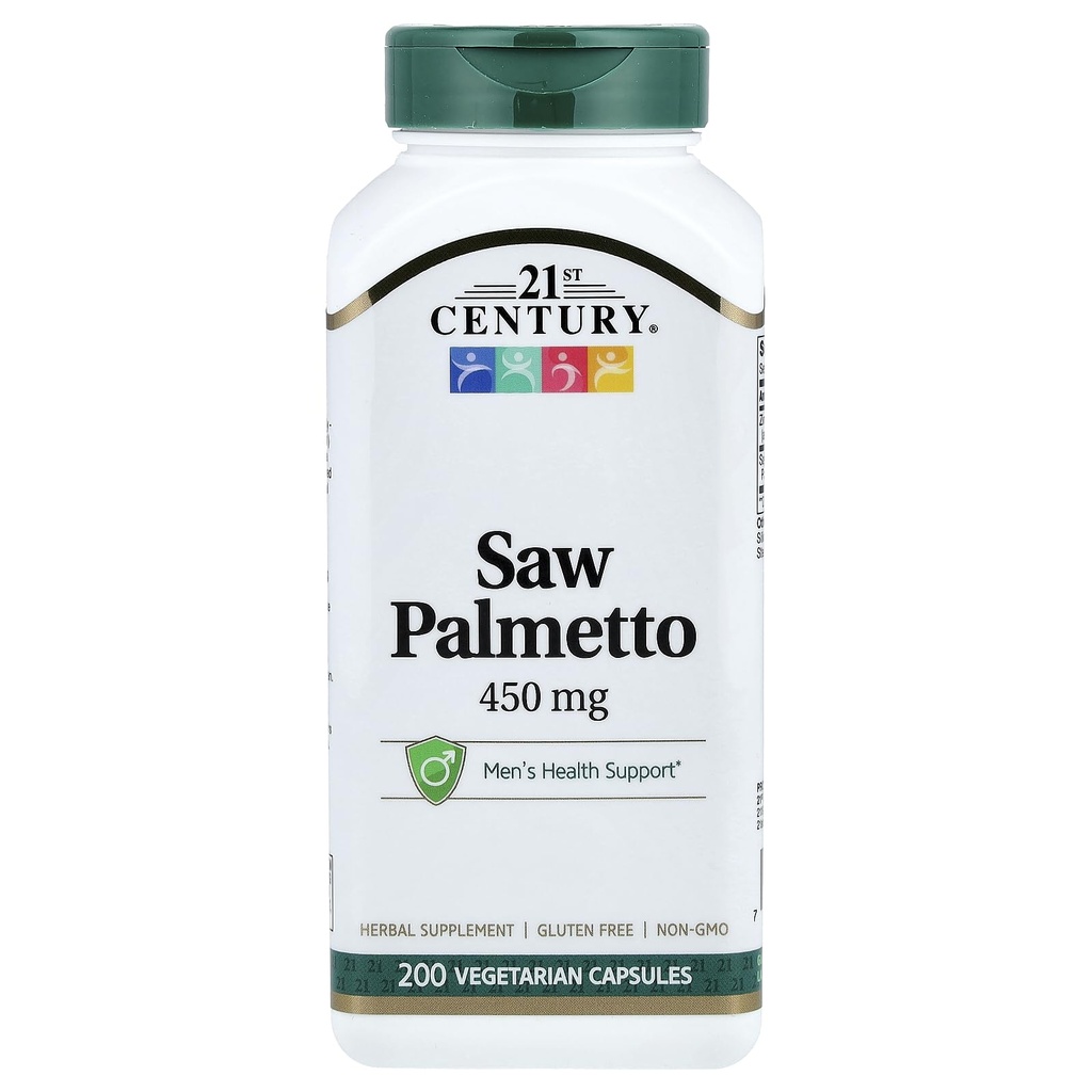 21st Century Saw Palmetto, 450 mg, 200 vegetarische Kapseln