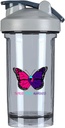 Schilddrüsenkrebs Awareness 18 Unnce Shaker Bottle Drink Mixer Leak-proof Pre Workout Protein Shakes Meal Replacement Shakes Flaschen 500ML/18 Oz Gray&-1&-1&-1-1
