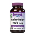 BlueBonnet Nutrition Methylfolate 1000 mcg, for Energy, Mood, and Prenatal Health*, Non-GMO, Vegan, Kosher Certified, Gluten-Free, 60 Gemüsekapseln, 60 Portionen