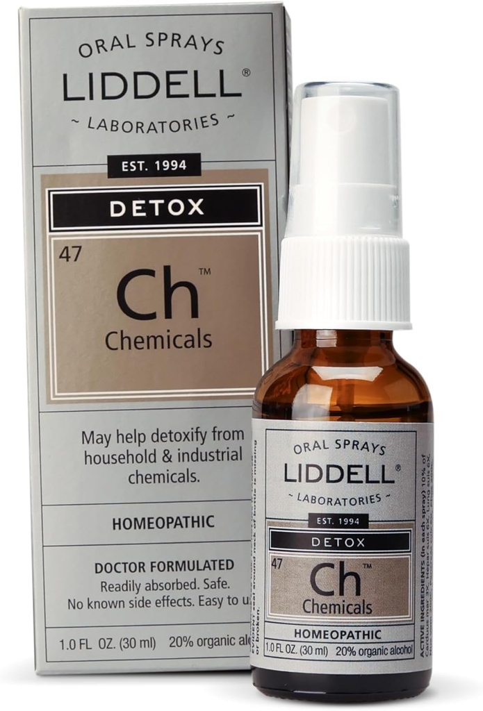 Liddell Homeopathic Chemical Detox Spray, 1 flüssige Unze