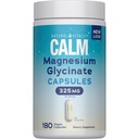 Natürliche Vitalität ruhig, Magnesium Glycinat unterstützt Knochen, Muskel, Herz, & Nerve Gesundheit, Non-GMO, Vegan, Glutenfrei 180ct