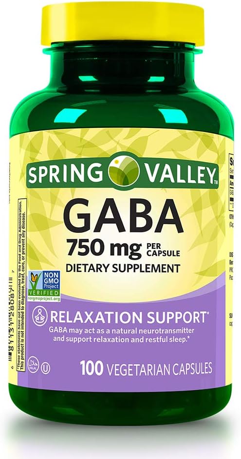 Spring Valley Gaba 750 mg Relaxation Support, 100 Kapseln
