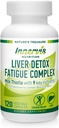 Liver Detox & Energy Support – Milchdistel + 9 Hauptbestandteile, Stoffwechsel & Leber Gesundheit, 120 Veg Kapseln | Innervis Nutrition