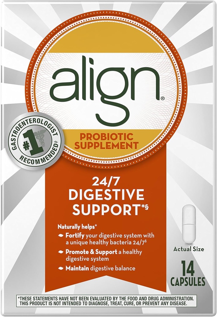 Align Daily Probiotic Supplement, Probiotics Supplement, 14 Kapseln