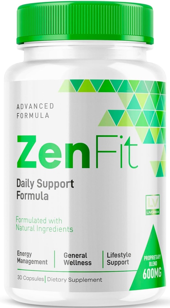 Zenfit Kapseln, Zenfit Supplement, Zenfit Pillen, Zenfit Natural Supplements, ZenFit, Zenfit Advanced Formula, 30 Kapseln für 1 Monat