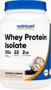 Nutricost Whey Protein Isolate (Cookies N Cream, 2 Pfund)