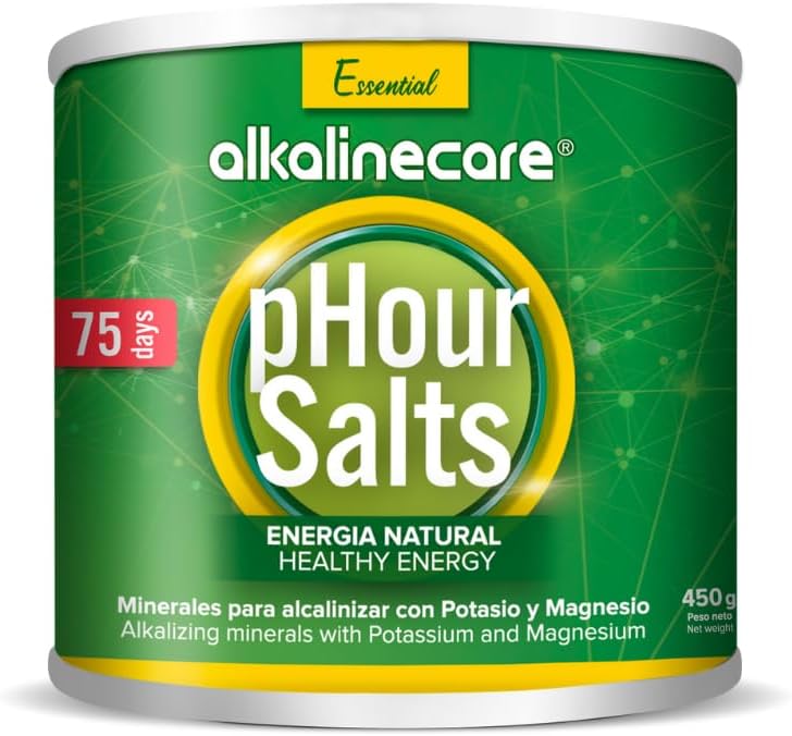 Salz PHOUR Flasche - Alkalinecare hilft Die Remineralisierung des Körpers, helfen Ihre Muskeln, Knochen und Gelenke bleiben jugendlich. Alkalische Pflege