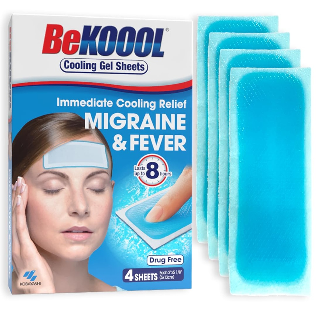 BeKOOOL Migraine Gelblätter - 4 Graf