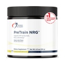 Designs für Health PreTrain NRG Drink Mix - Pre-Workout-Pulver mit Kreatin + Grüner Kaffee - Unterstützt Fokus, Kraft + Mentale Energie bei Athleten - Non-GMO, Cherry Lime Flavor (20 Portionen / 180g)