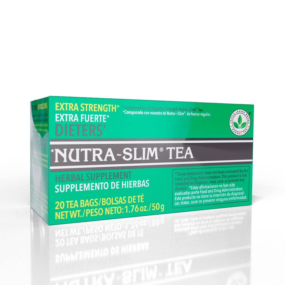 Dreifache Blätter Marke Nutra-Slim Tee (20 Teebeutel), Extra Stärke Dieters Tee