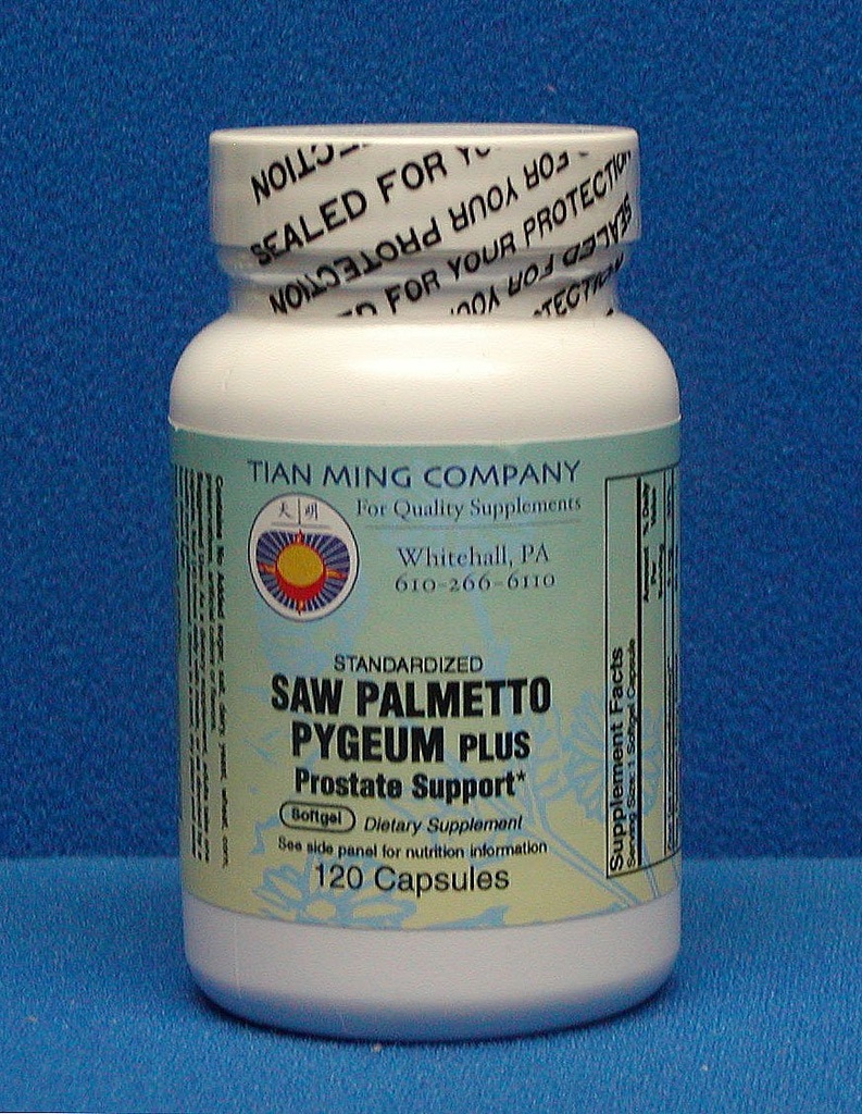 Prostata Unterstützung Säge Palmetto Pygeum Plus und mehr 120 Softgels