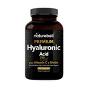 NatureBell Hyaluronsäure ergänzt 250mg | 240 Kapseln, mit Biotin 5000mcg & Vitamin C 25mg, 3 in 1 Unterstützung