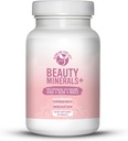 Beauty Minerals - Biotin Enhanced Multimineral for Hair Growth, Nail Strength, and Skin Elasticity - 19 Nährstoffe - Haar Haut und Nägel Vitamine