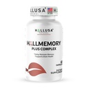 Hallusa Natural Brain Health Supplement – Ginkgo Biloba, B Vitamine & Choline – Memory & Focus Support – Mental Clarity & Energy – Brain Booster für Männer & Frauen – 60 Kapseln