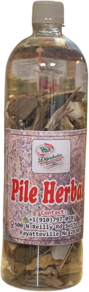 Pile Kräuter (Agbo Jedi) Traditionelle Kräuterergänzung, Plastikflasche