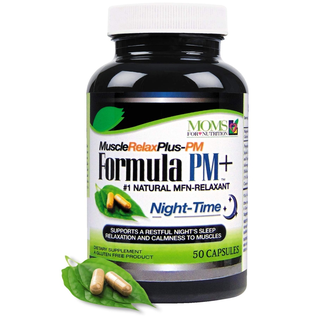 All Natural Muscle Relax Formel PM Plus - Über 1.150 Milligram Support - Nacht-Zeit-Entspanner - Maximum Strength Natural Relaxant (50 Count)