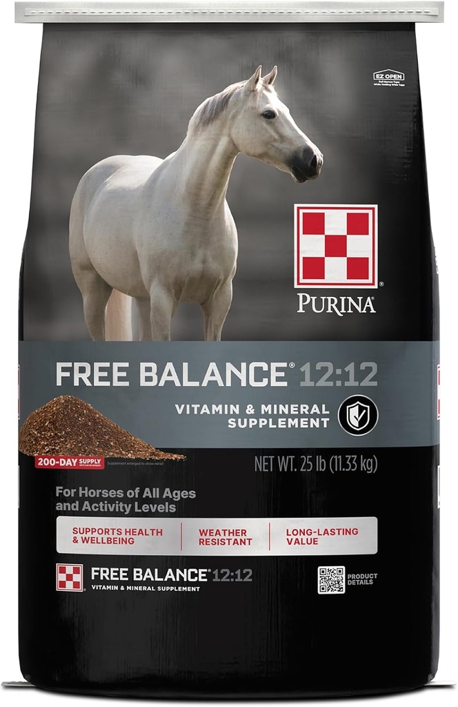 Purina Animal Nutrition Free Balance 12-12 Supplement 25lb 25