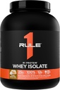 Regel 1 R1 Protein Whey Isolate - mit 25g Protein & 6g BCAA Exklusiv von isolierten & hydrolysierten Quellen für Workout Recovery (5 Pfund*, Vanilla Butter Cake)