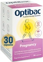 Optibac Probiotics Pregnancy - 12 Billion CFU & FOS Fibres, Vegan Probiotic Supplement für schwangere und stillende Frauen, 30 Kapseln