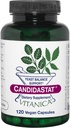 Vitanica Candidastat, Hefe Balance Supplement und Support, Vegan, 120 Kapseln