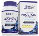 ULTALIFE Advanced Saw Palmetto Prostate Supplement für Männer mit Beta Sitosterol fördert urinärer Komfort, Schlafqualität & Prostata Gesundheit 90 Kapseln