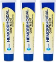 Hämorrhoidale Schmerzlinderung Salbe 2 oz (56g) Pro Tube Hämorrhoid Behandlung für Fast Acting Itch, Schwellung und maximale Stärke Schmerzlinderung (3 Pack)